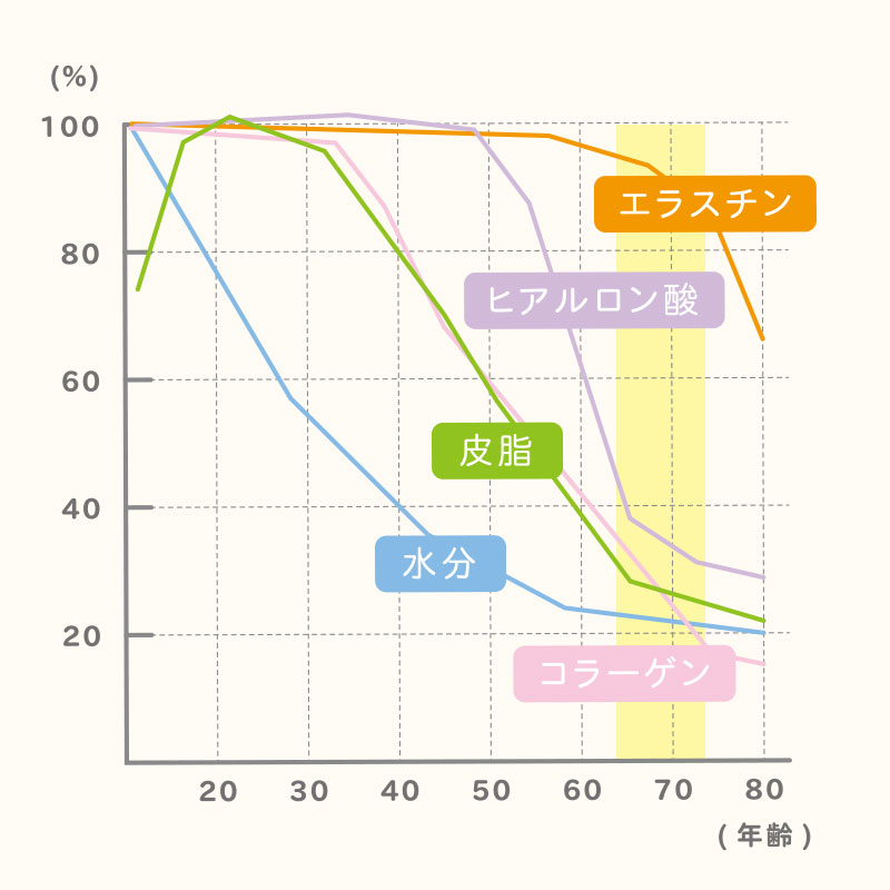 年齢別の肌状態 図解no6